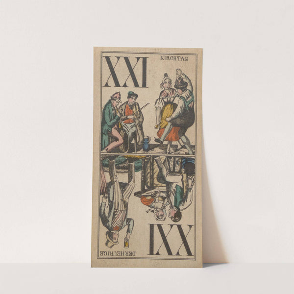 XXI; Kirchtag ; Der Heurige (1850) by Carl Holdhaus