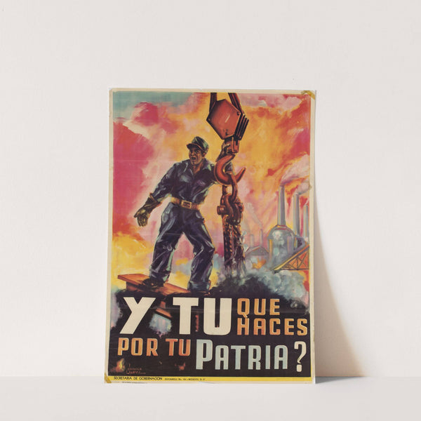 Y Tu Que Haces por Tu Patria by David Arreola