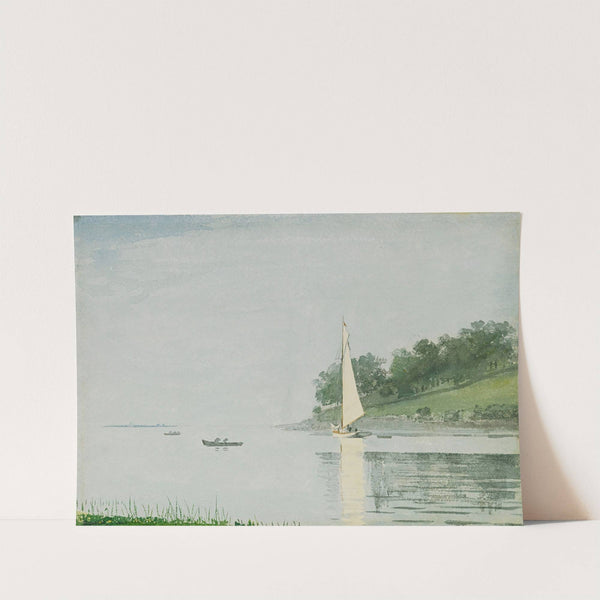 Yacht In A Cove, Gloucester (1880) by Winslow Homer