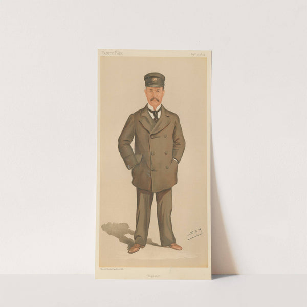 Yachting Devotees; ‘Vigilant’, Mr. George Jay Gould, September 27, 1894 (1894) by Leslie Matthew Ward