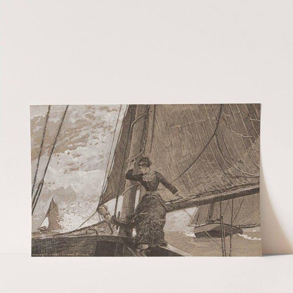Yachting Girl by Winslow Homer