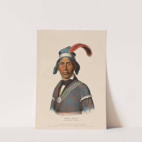 Yaha-Hajo. A Seminole Chief (1842) by Charles Bird King