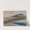Yahagi Bridge at Okazaki (Station 39),From the series Fifty-Three Stations of the Tokaido (1833) by Andō Hiroshige