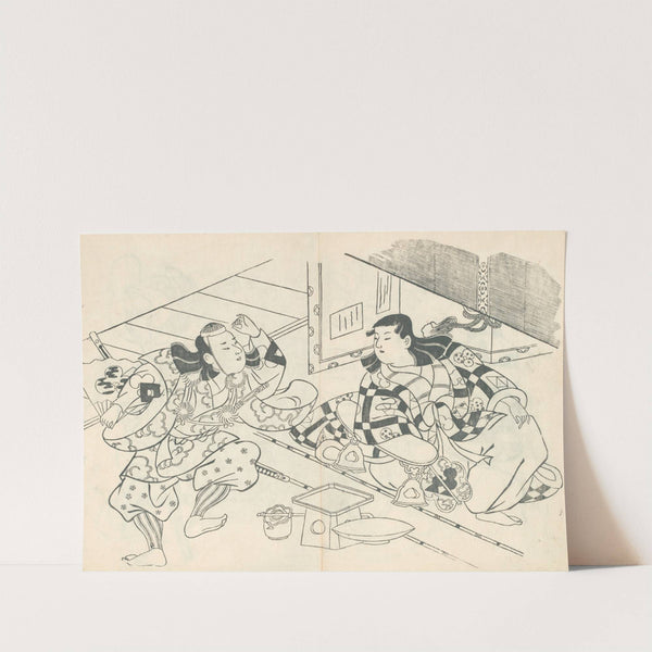 Yakusha ezukushi Pl.9 by Okumura Masanobu