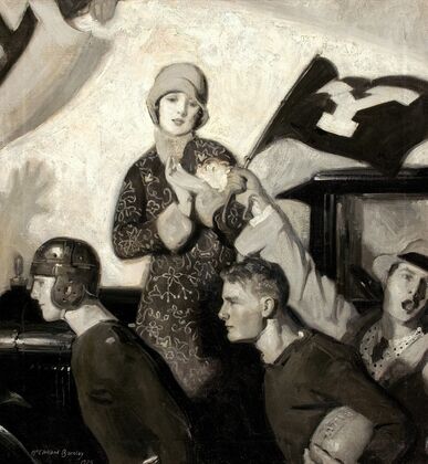 Yale Victory, Fisher Body ad illustration