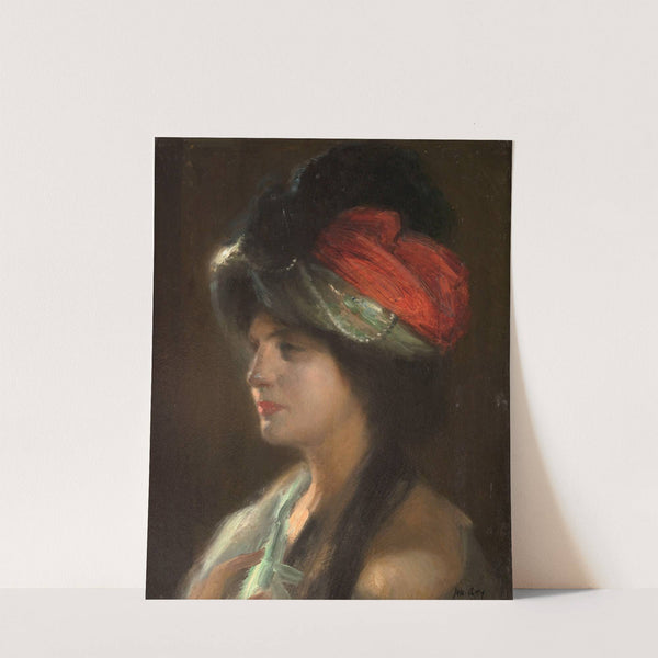 Yamila au turban by Joseph-Marius Jean Avy