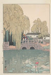 Yanagi ni shakkyo (Willow and stone bridge)