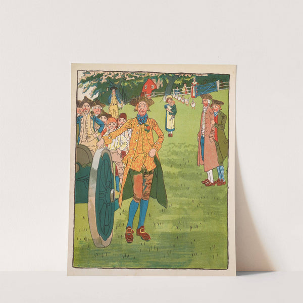 Yankee Doodle: An old friend in a new dress Pl.4 by Howard Pyle