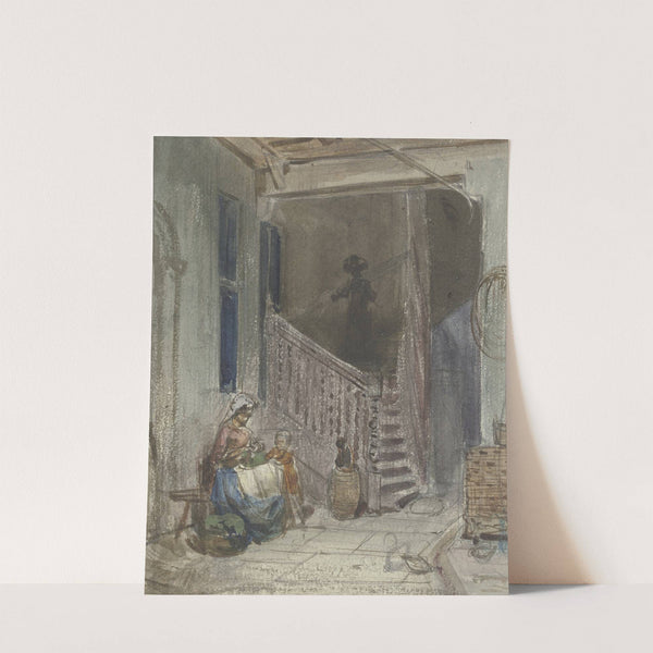 Yard with staircase by Philipp Rumpf