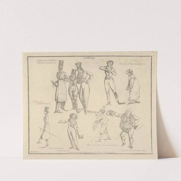 Ye Gentlemen of England That Live at Ease… (1822) by Henry Thomas Alken