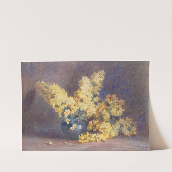 Yellow blossom and rosemary by Margaret Stoddart