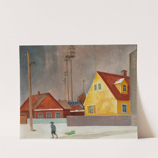 Yellow house (1930) by Michał Rouba