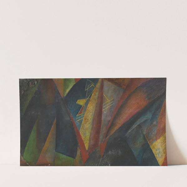 Yellow Mountain by Wladimir Burliuk