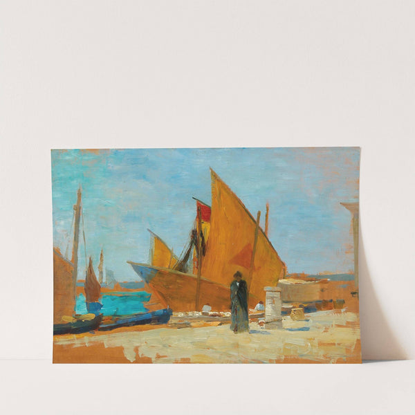 Yellow sails by Tina Blau