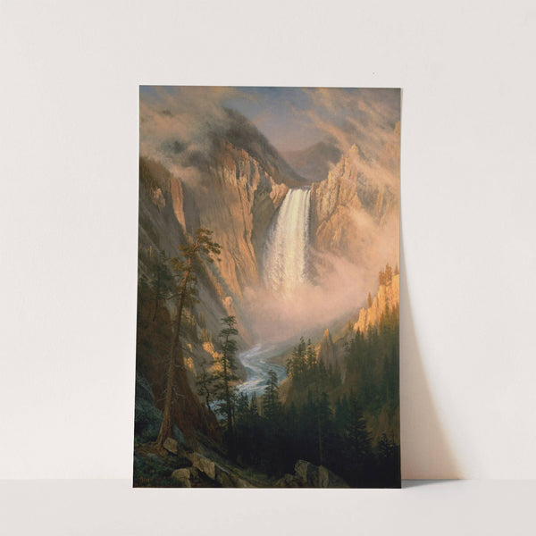 Yellowstone Falls (1881) by Albert Bierstadt