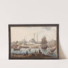 Yeni Camii and The Port of İstanbul by Jean-Baptiste Hilaire