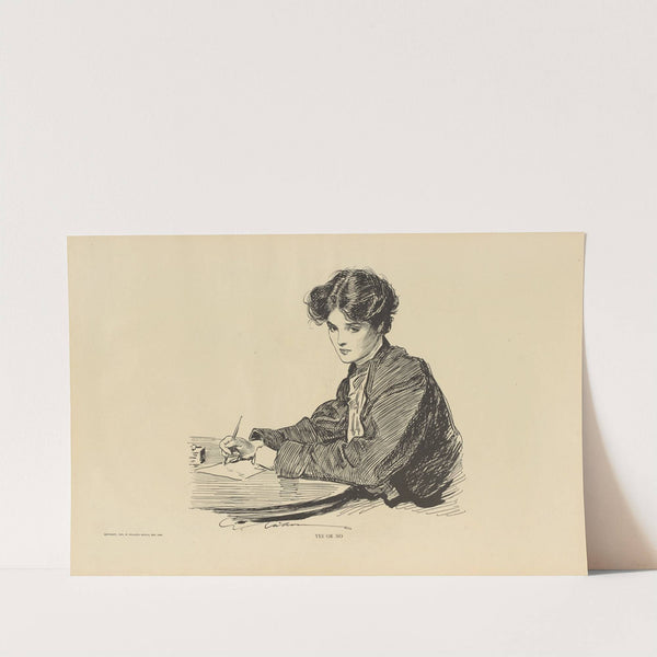 Yes or no (1900-1905) by Charles Dana Gibson
