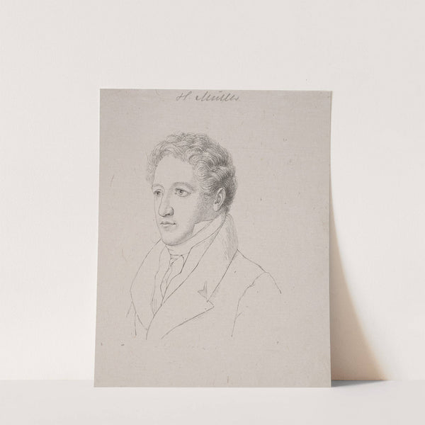 Yngre ukendt mand by Herman Rudolf Müller