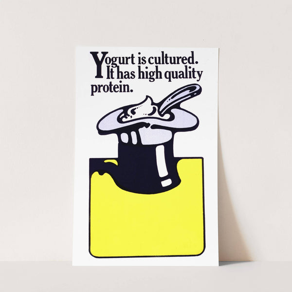 Yogurt is cultured; it has high quality protein by National Institutes of Health