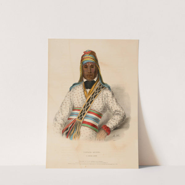 Yoholo-Micco. A Creek Chief (ca. 1836) by Charles Bird King
