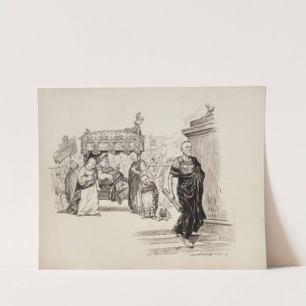 Yond’ Cassius has a lean and hungry look He thinks too much; such men are dangerous. Julius Caesar Act 1, Sc. II (1912) by William Henry Walker