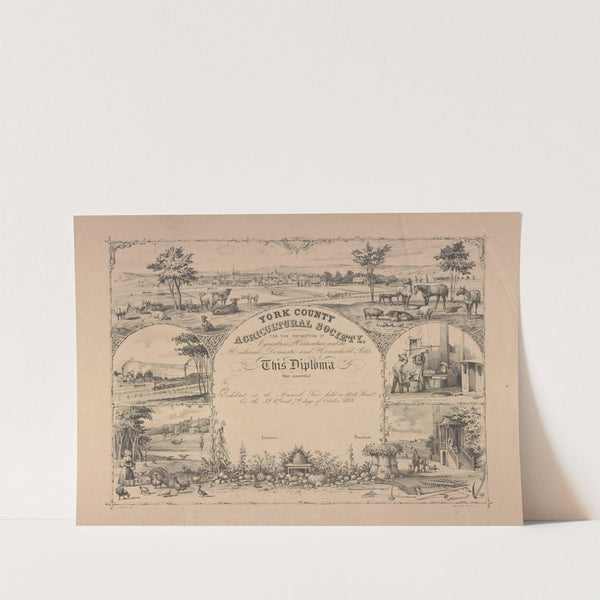 York County Agricultural Society, for the promotion of agriculture, horticulture, and the mechanic, domestic, and household arts (1853) by James Fuller Queen