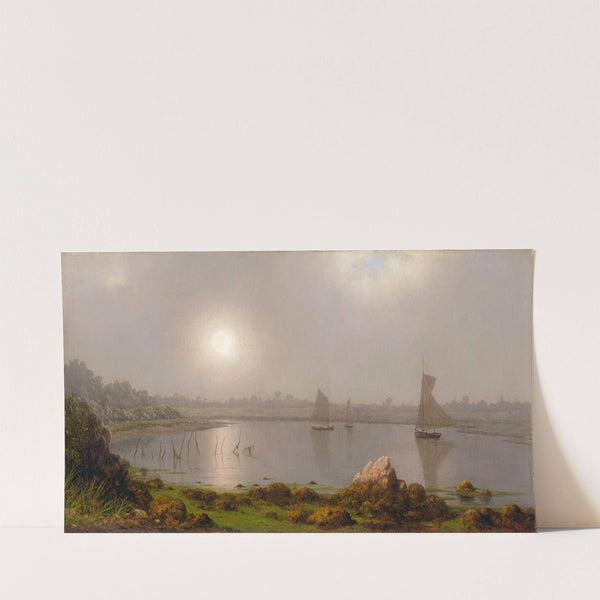 York Harbor,Coast of Maine (1877) by Martin Johnson Heade