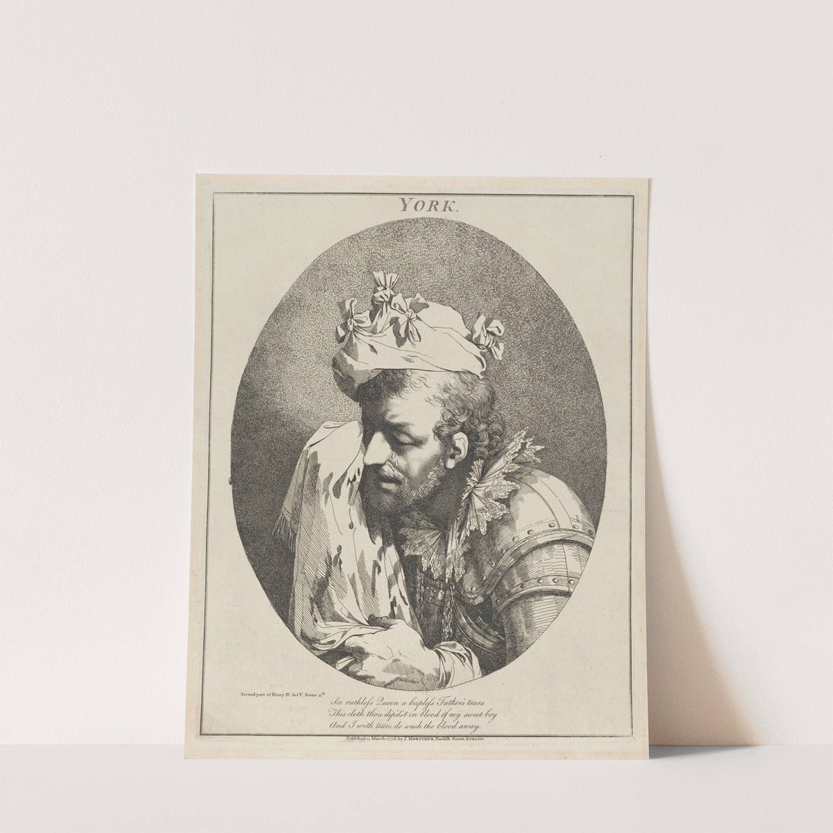York, 'Henry IV', Part II, Act V, Scene IV by John Hamilton Mortimer