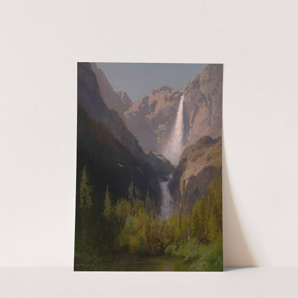 Yosemite Falls, California by Hermann Herzog