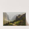 Yosemite Valley, California From Artist’s Point by Frederick Ferdinand Schafer