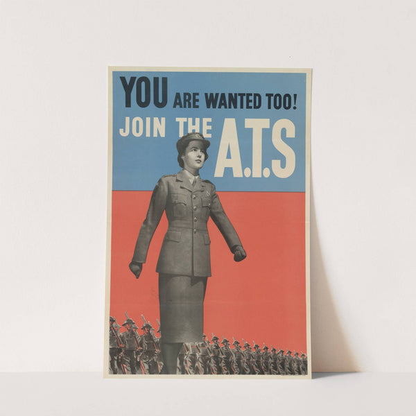 You Are Wanted Too! Join the A.T.S. by Anonymous