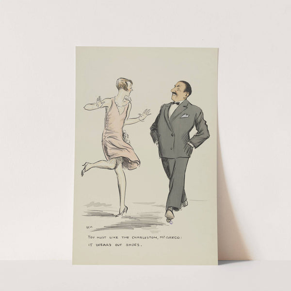 You must like the Charleston, Mr Greco (1927) by Georges Goursat (Sem)