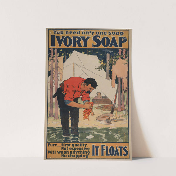 You need only one soap–Ivory soap (1898) by Strobridge & Co. Lith.