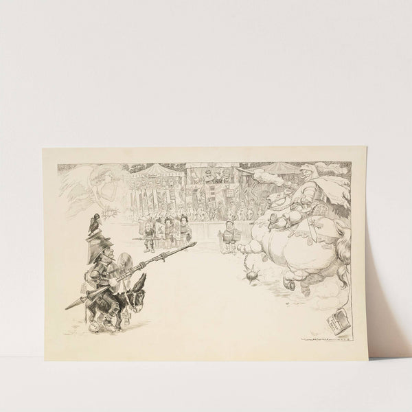 You Never Can Tell ‘Thrice he assay’d and thrice in spite of scorn’ Paradise Lost (1908) by William Henry Walker