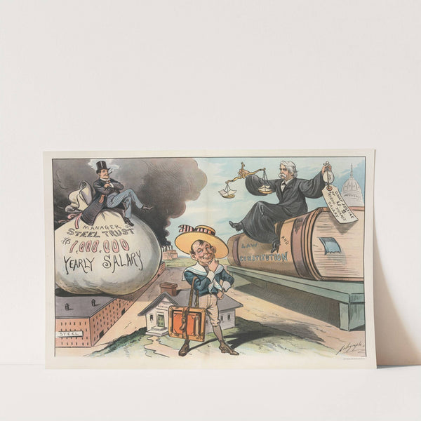 Young America's dilemma by Louis Dalrymple