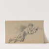 Young boy resting on the grass by Felix Octavius Carr Darley