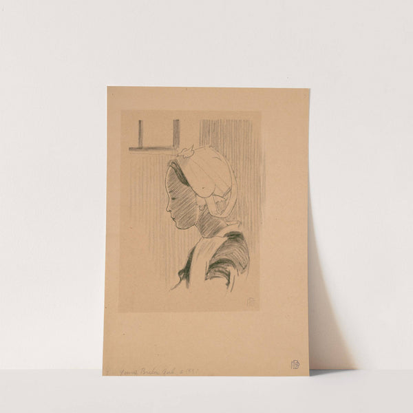 Young Breton Girl by Robert Polhill Bevan