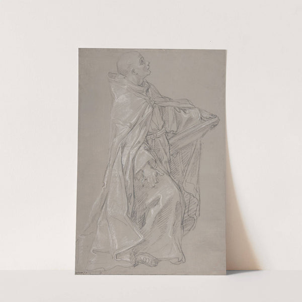 Young Cleric in a Cope Holding a Book by Placido Costanzi