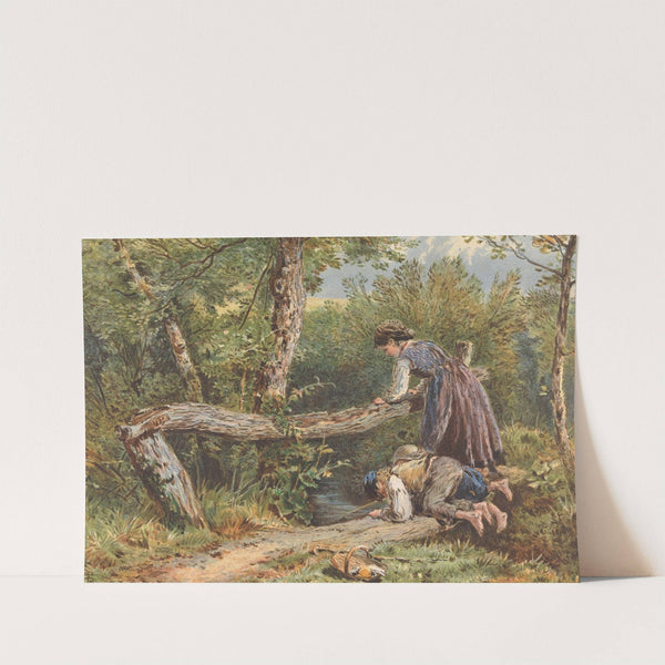 Young Fishermen by Myles Birket Foster