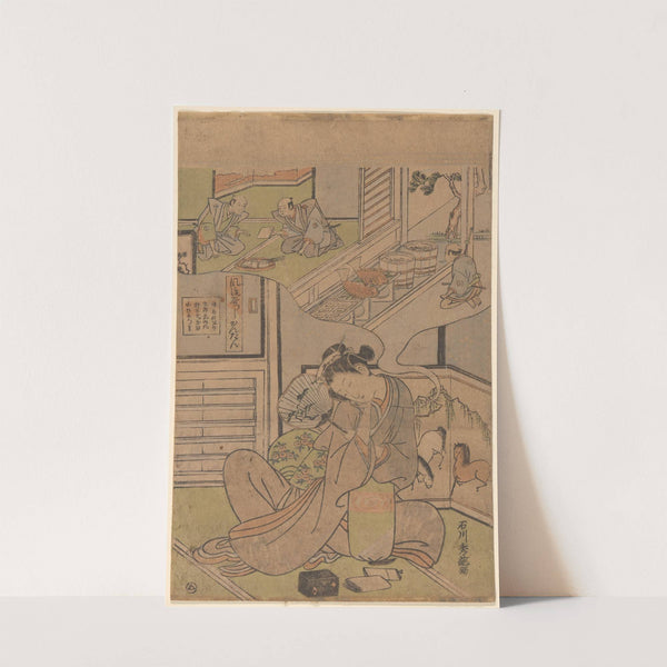 Young Geisha’s Dream by Ishikawa Toyonobu