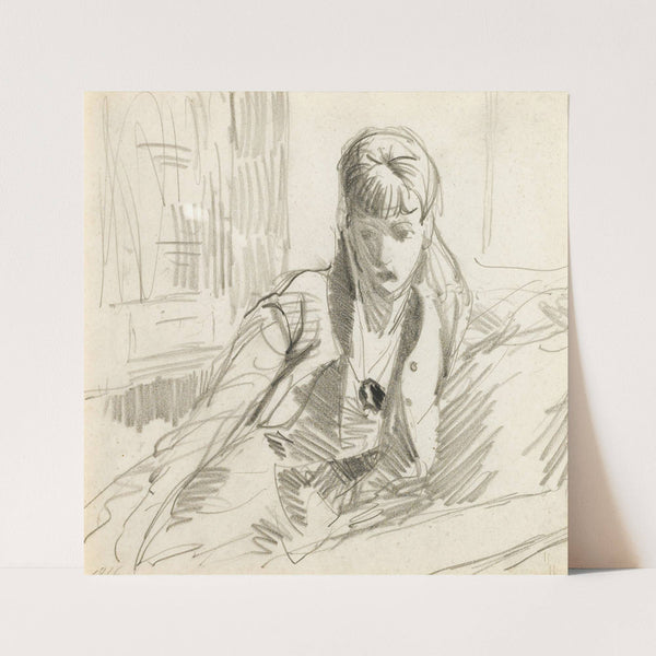 Young girl (1916) by Robert Henri