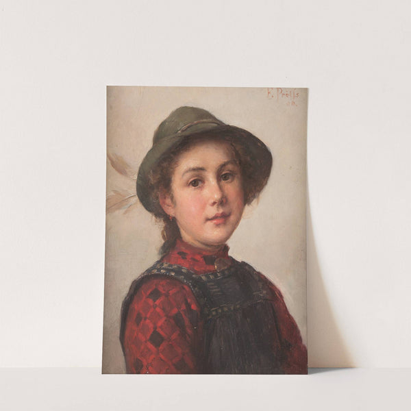 Young Girl by Friedrich Anton Prölss