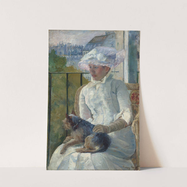 Young Girl at a Window (c. 1883-1884) by Mary Cassatt