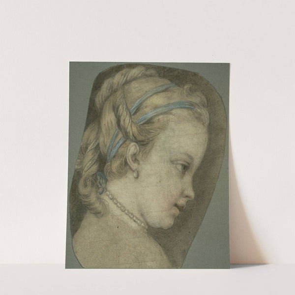 Young Girl Facing to the Right by Charles-André van Loo