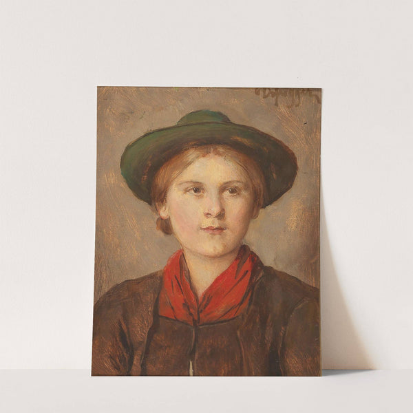 Young Girl by Franz von Defregger