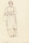 Young Girl Holding a Milk Can