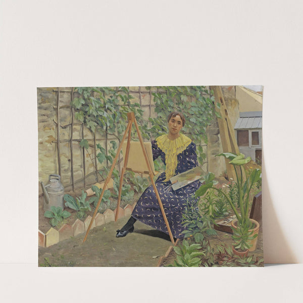 Young Girl Painting (1892) by Félix Vallotton