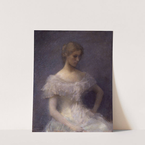 Young Girl Seated by Thomas Wilmer Dewing