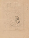 Young Girl Sitting Under a Bush (1900)