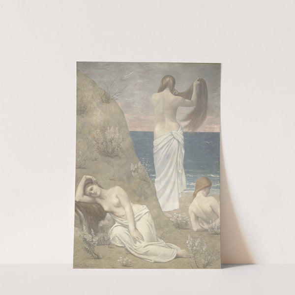 Young Girls by the Seaside by Pierre Puvis de Chavannes